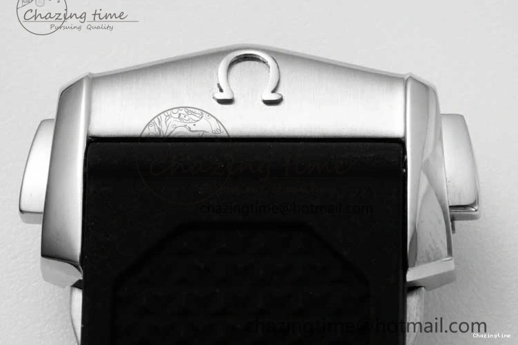 0304 ZipUp Speedmaster Racing Master SS HKF Best Edition Gray Black Dial on Black Rubber Strap A 7811